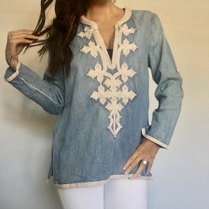 J.Crew Chambray Blouse